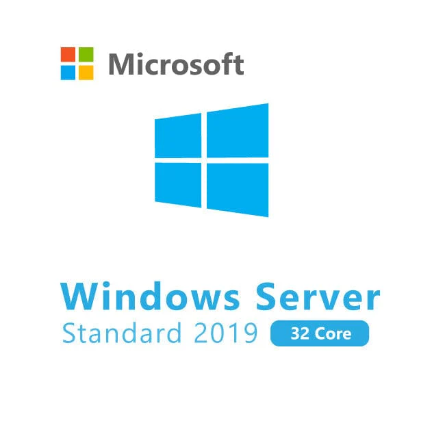 Microsoft Windows Server 2019 Standard — Genuine Product Key | 32-Core | Instant Delivery